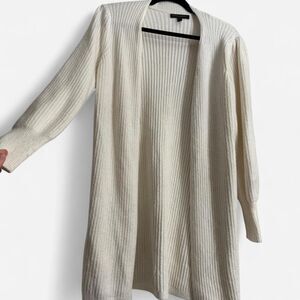 Banana-republic Women's Cream and White Cardigan